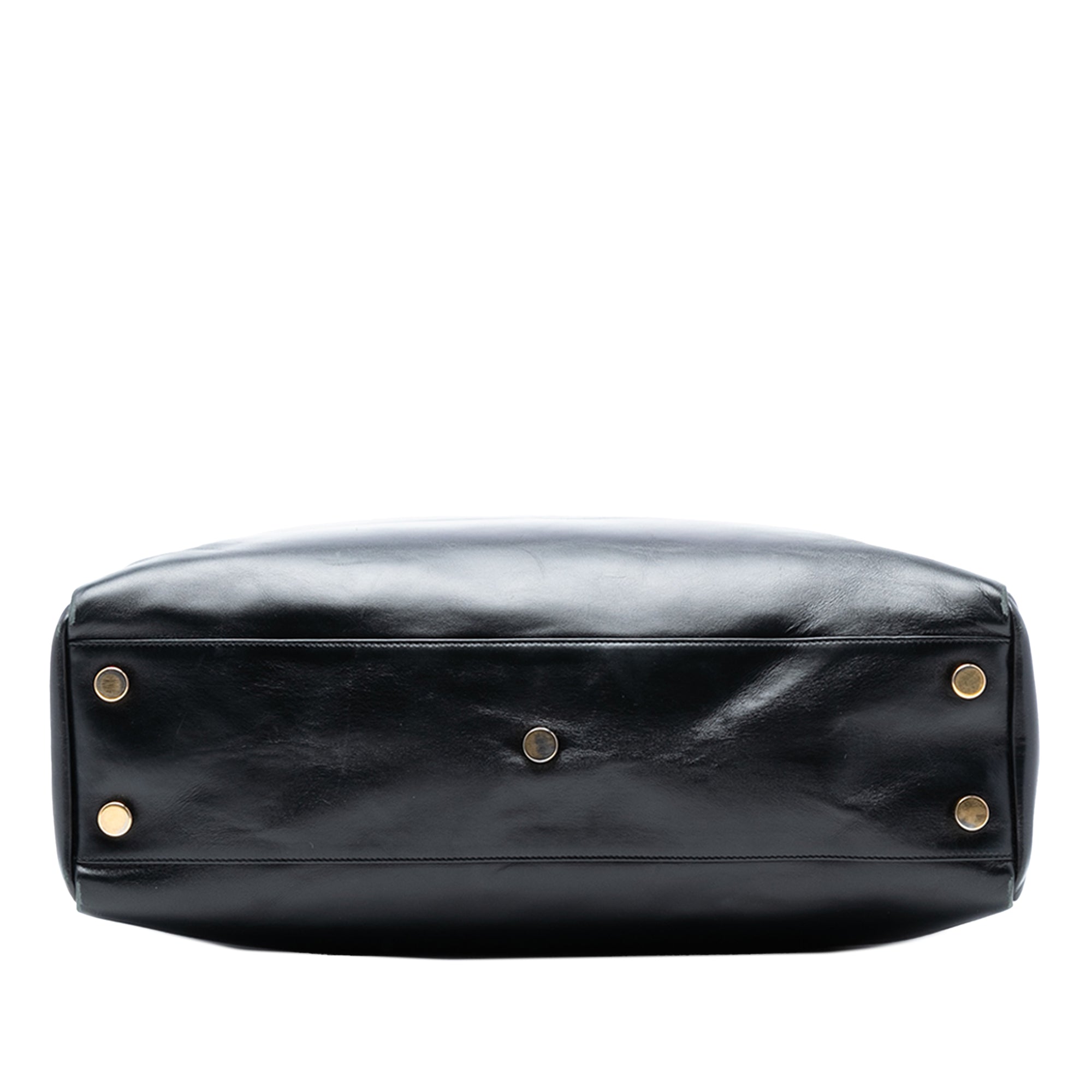 Leather Reversible North South Shopper Tote