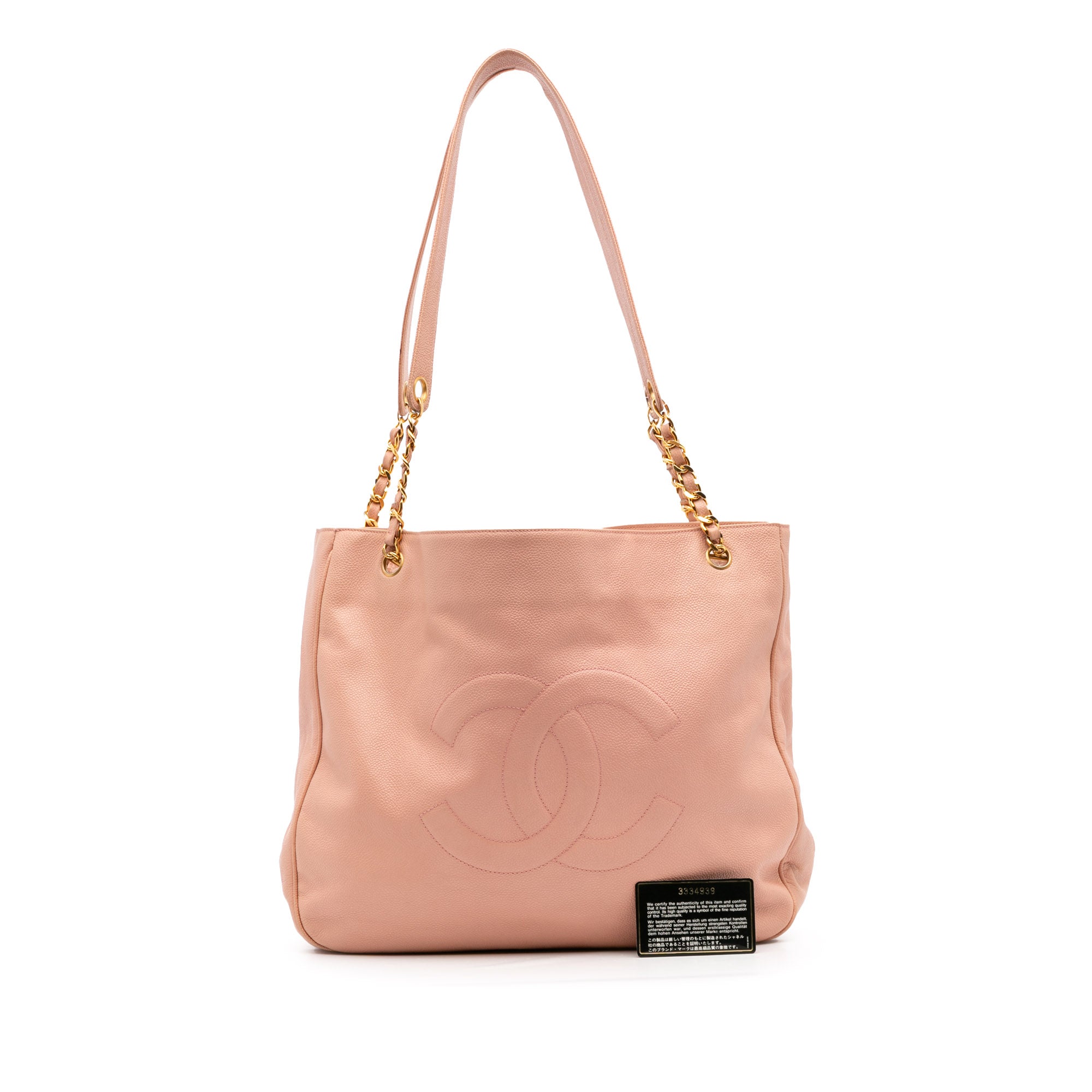 CC Caviar Chain Tote