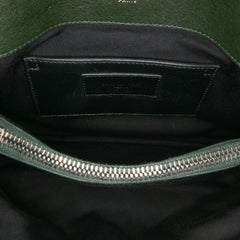 Medium Monogram Chevron Quilted Lambskin College Satchel
