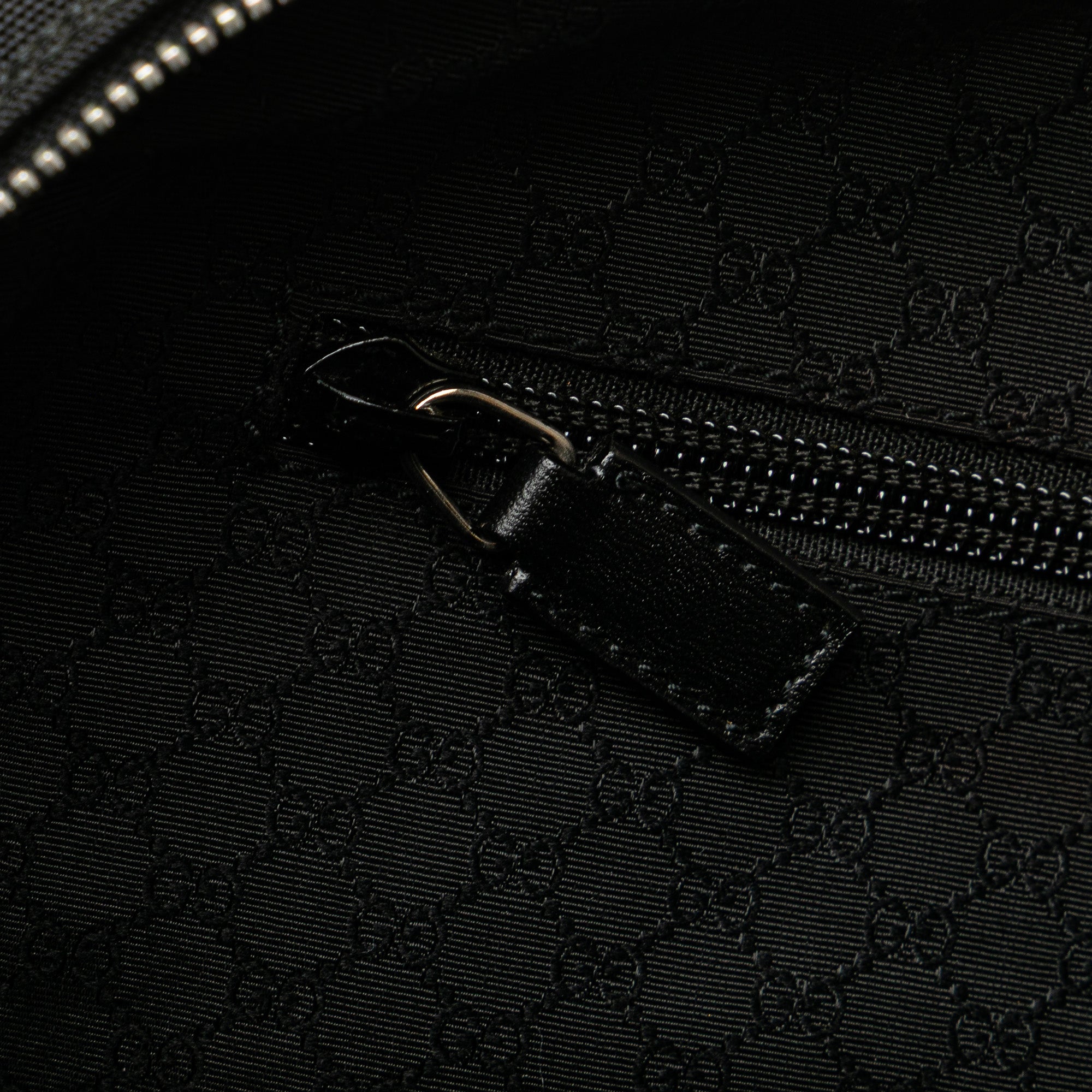 Leather Trimmed Nylon Laptop Bag