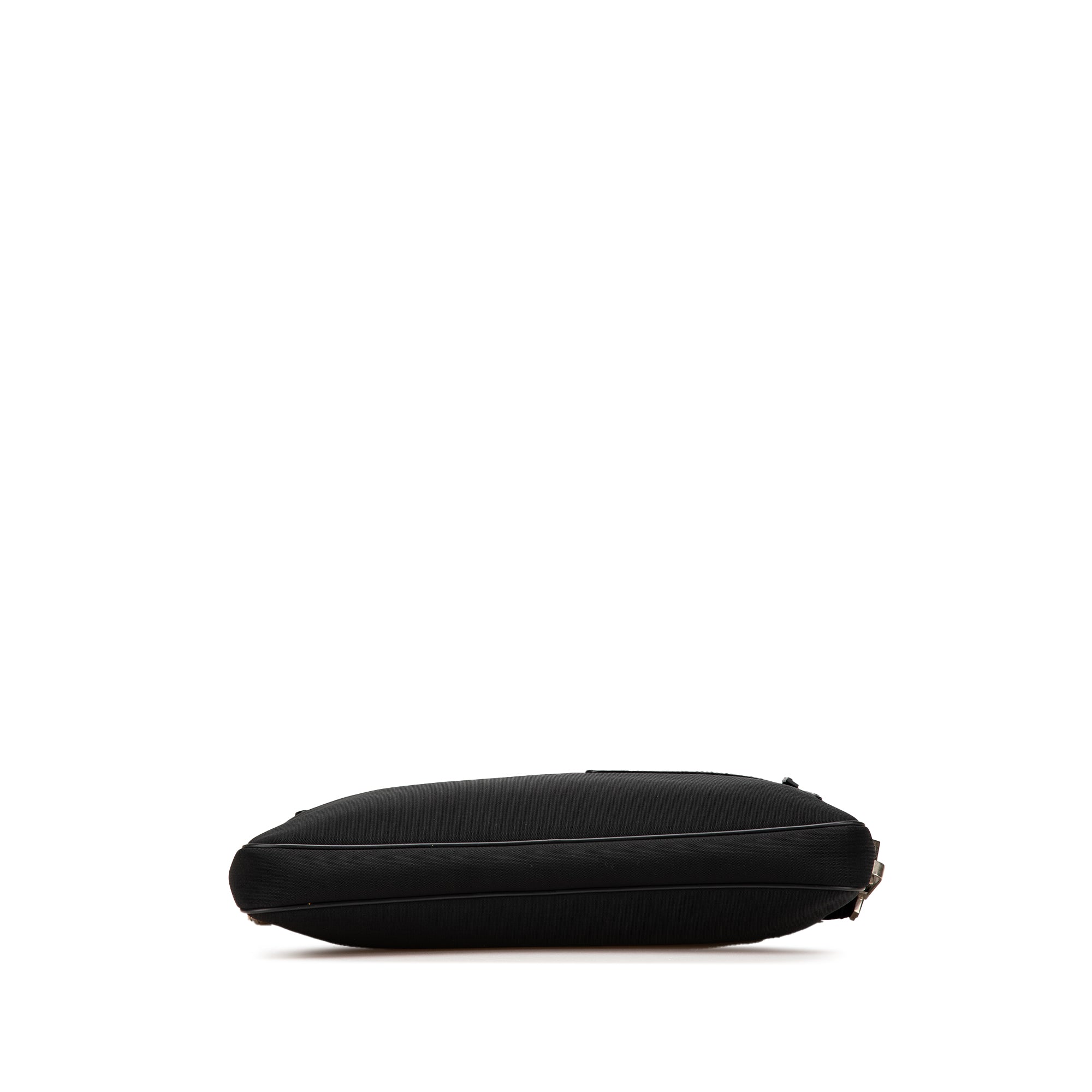 Leather Trimmed Nylon Laptop Bag