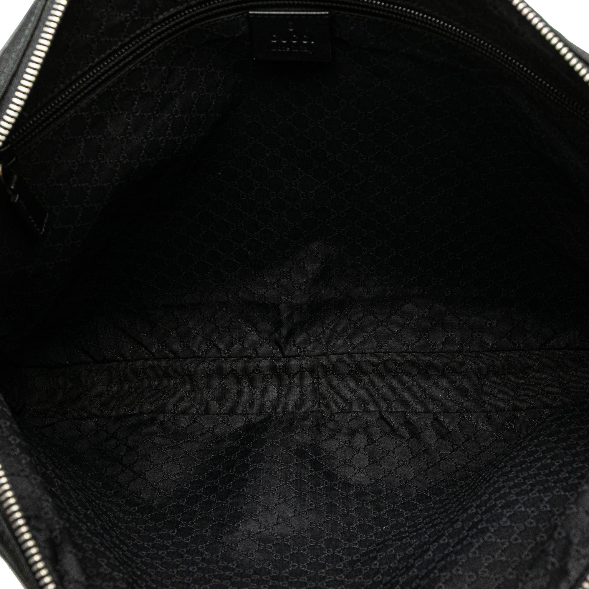 Leather Trimmed Nylon Laptop Bag