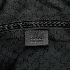 Leather Trimmed Nylon Laptop Bag