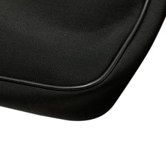 Leather Trimmed Nylon Laptop Bag