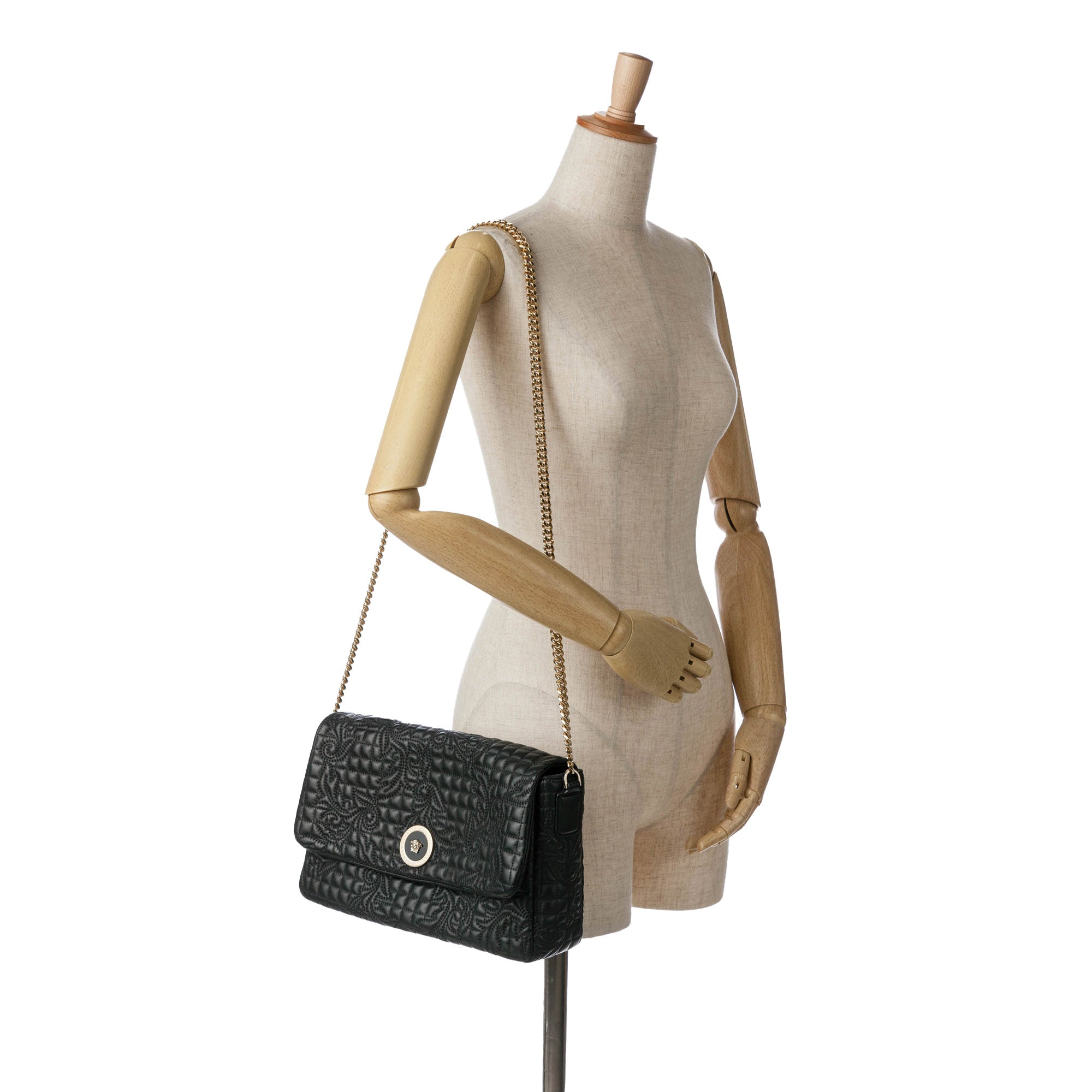 Quilted Nappa Barocco Calliope Vanitas Crossbody