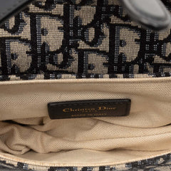 Mini Oblique Canvas Saddle Bag