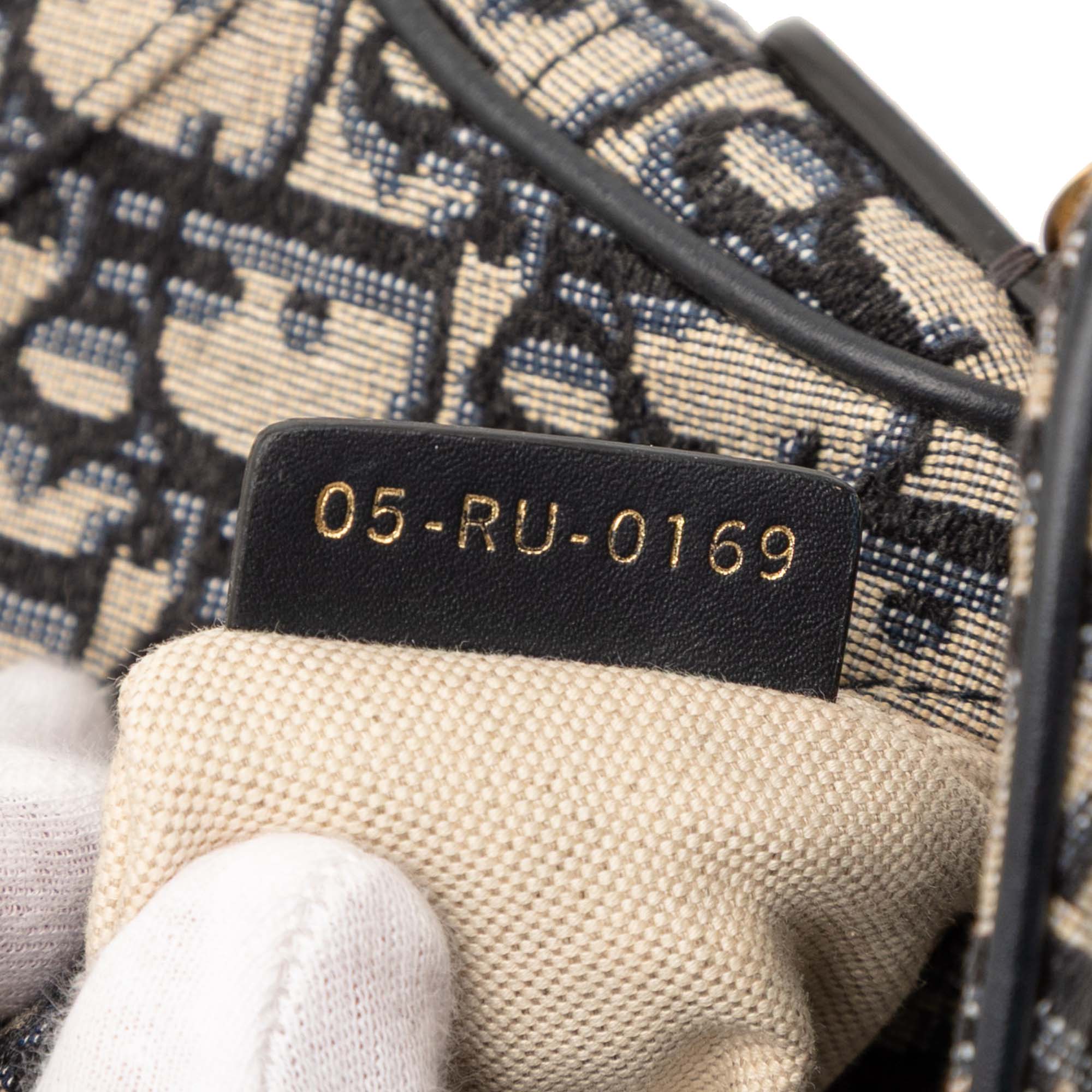 Mini Oblique Canvas Saddle Bag