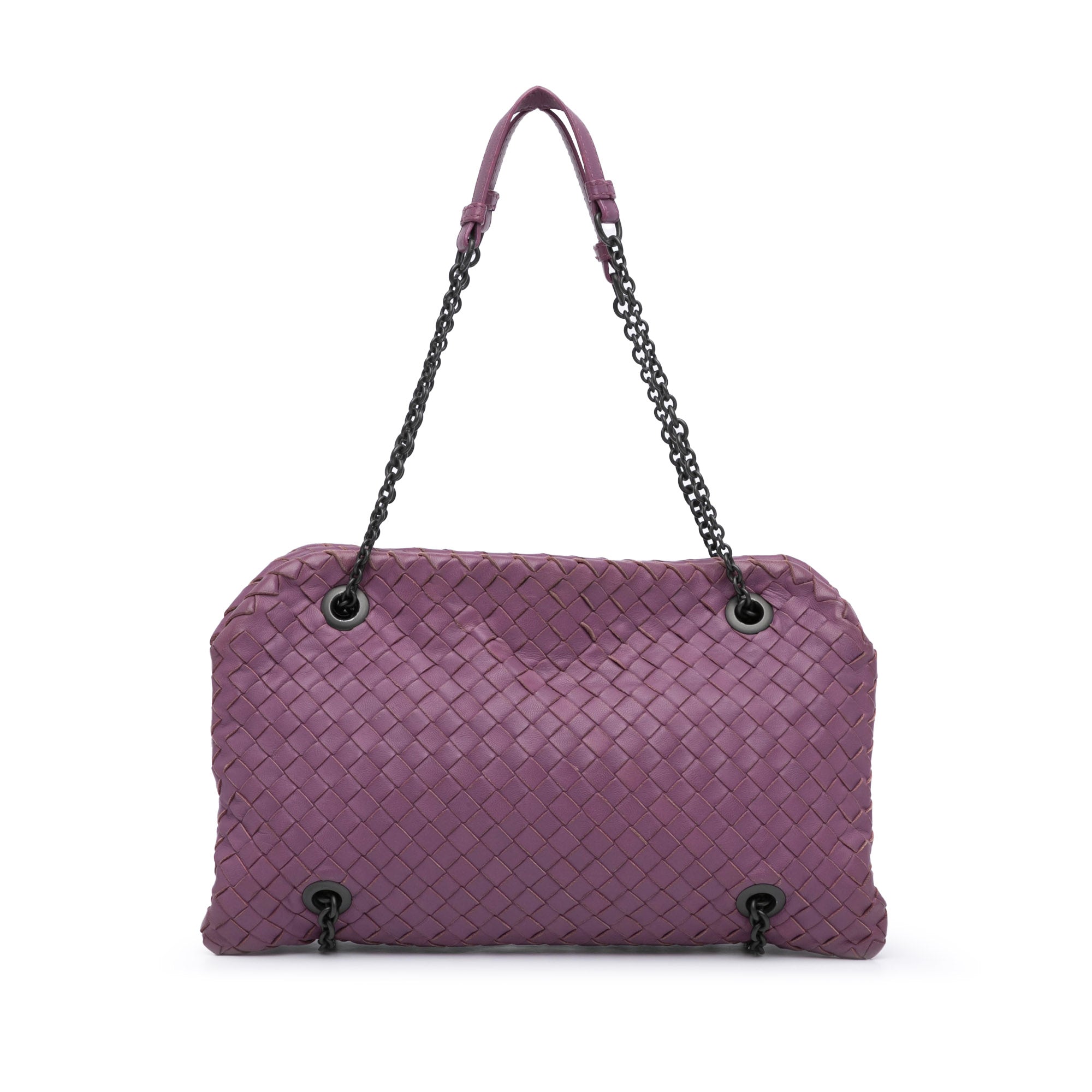 Nappa Intrecciato Duo Shoulder Bag