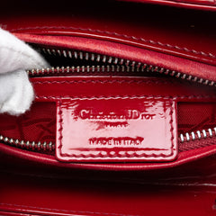 Medium Patent Cannage Lady Dior