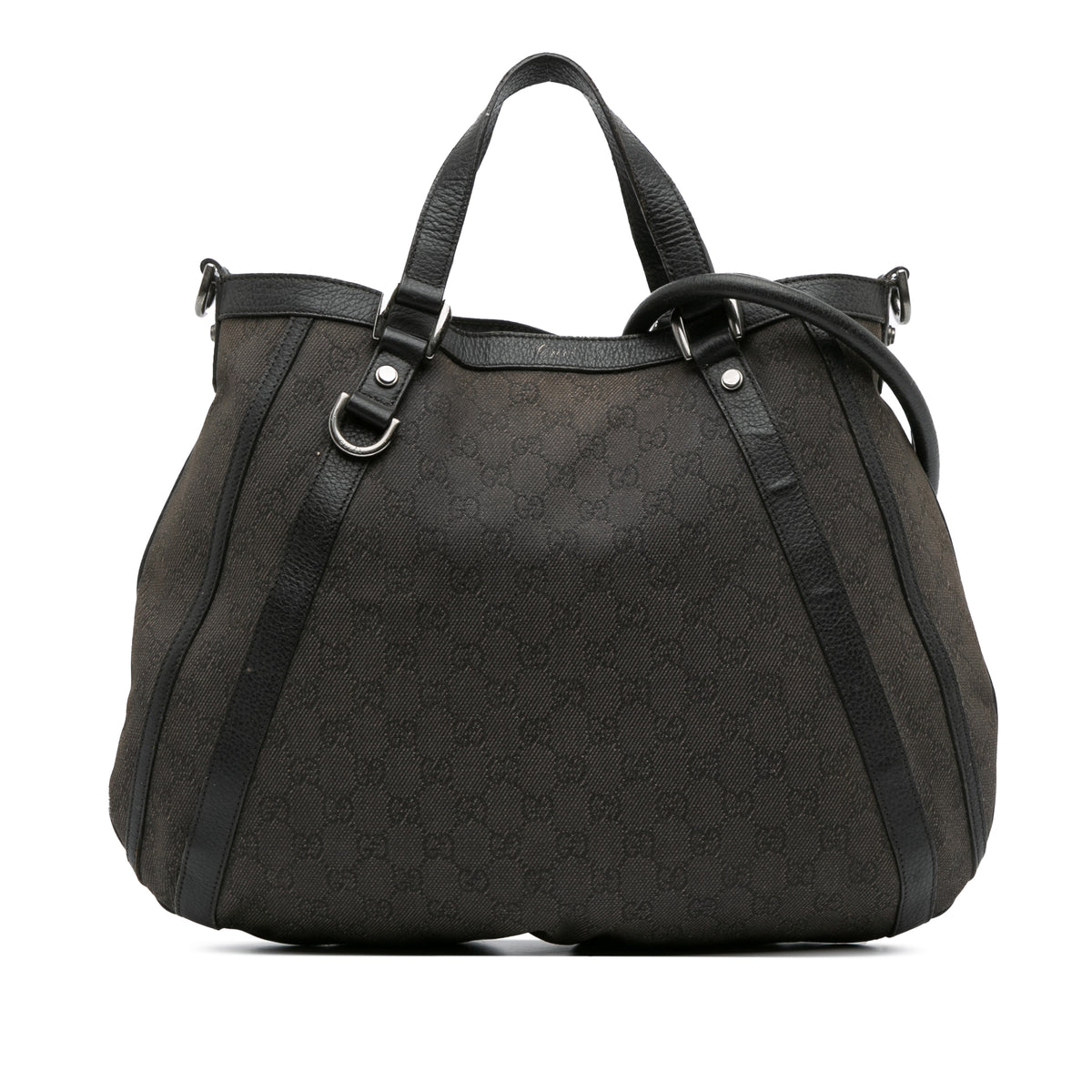 GG Denim Abbey D Ring Satchel