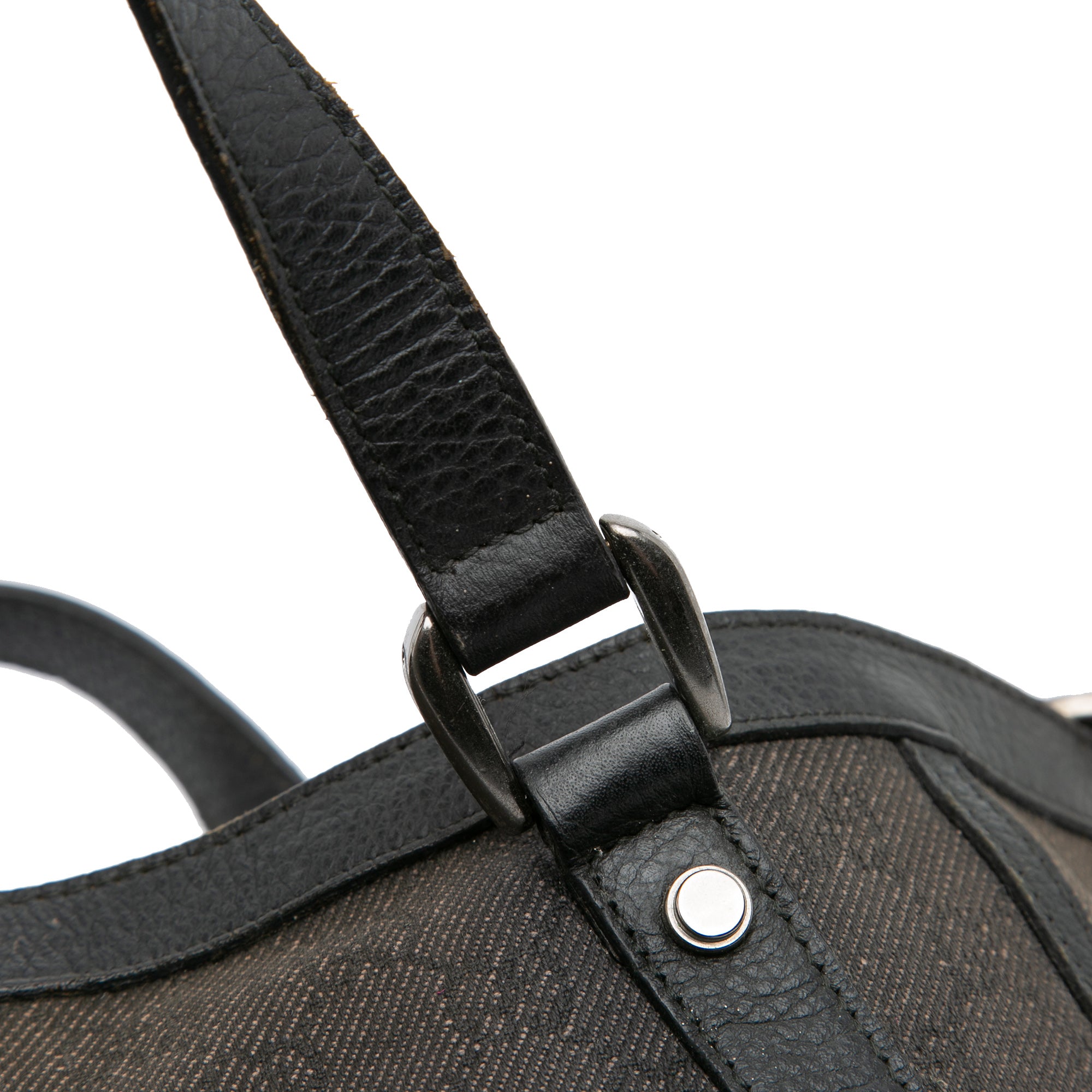 GG Denim Abbey D Ring Satchel