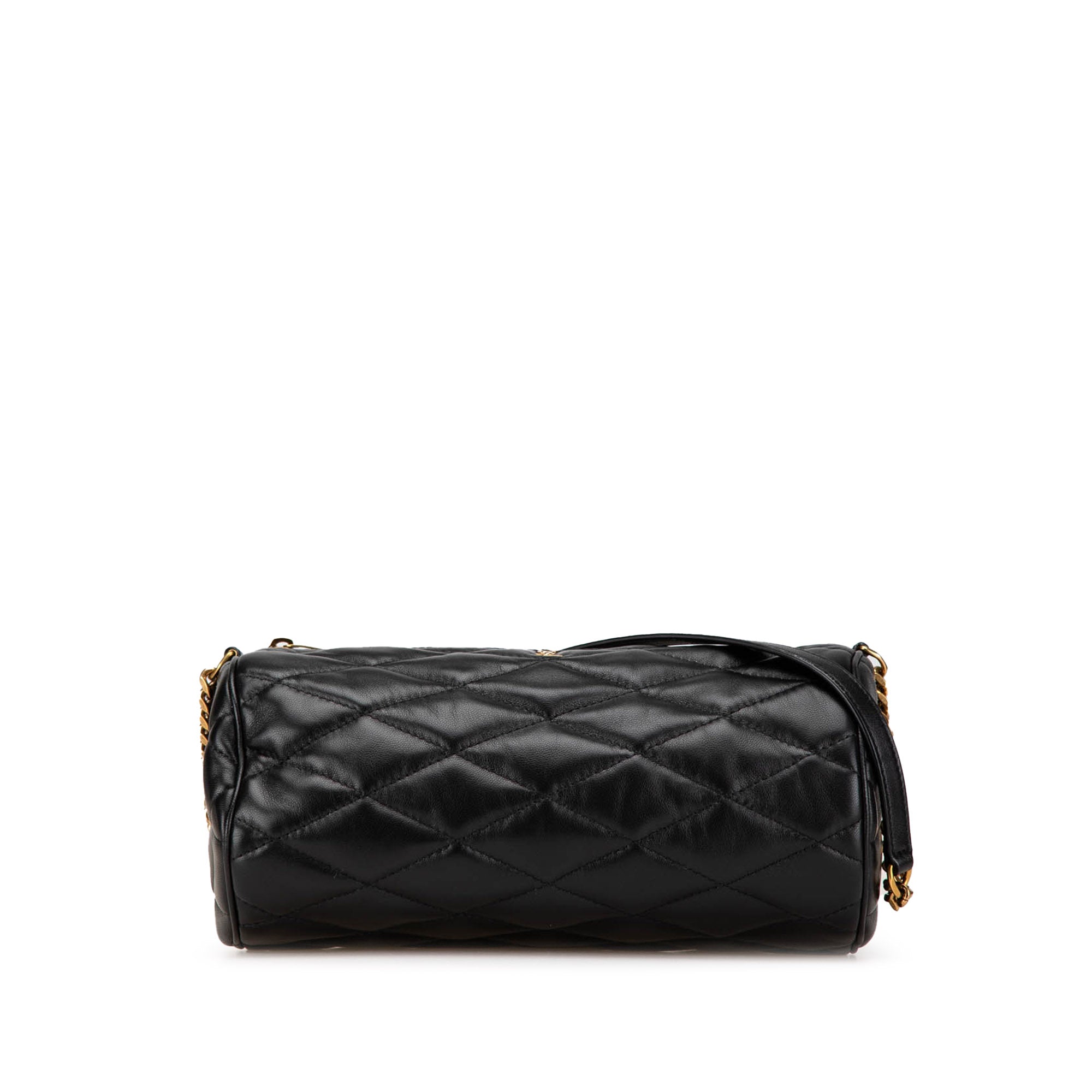 Small Quilted Lambskin Sade Tube Bag