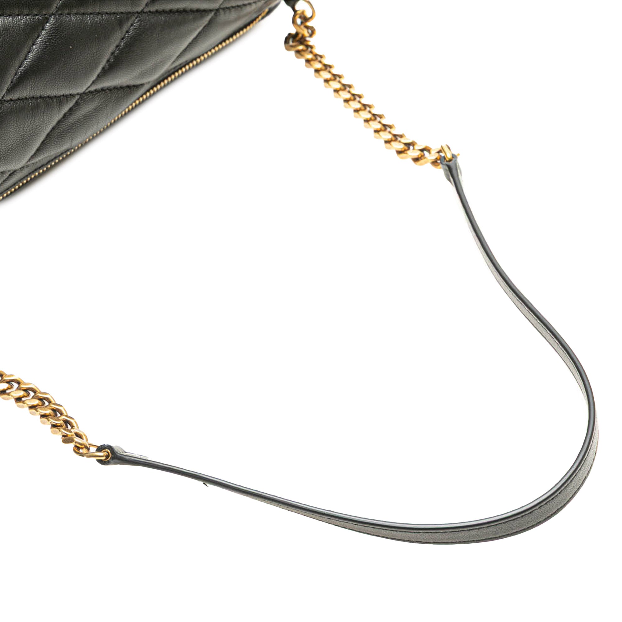 Small Quilted Lambskin Sade Tube Bag