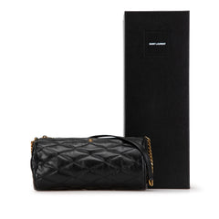 Small Quilted Lambskin Sade Tube Bag