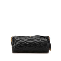 Small Quilted Lambskin Sade Tube Bag