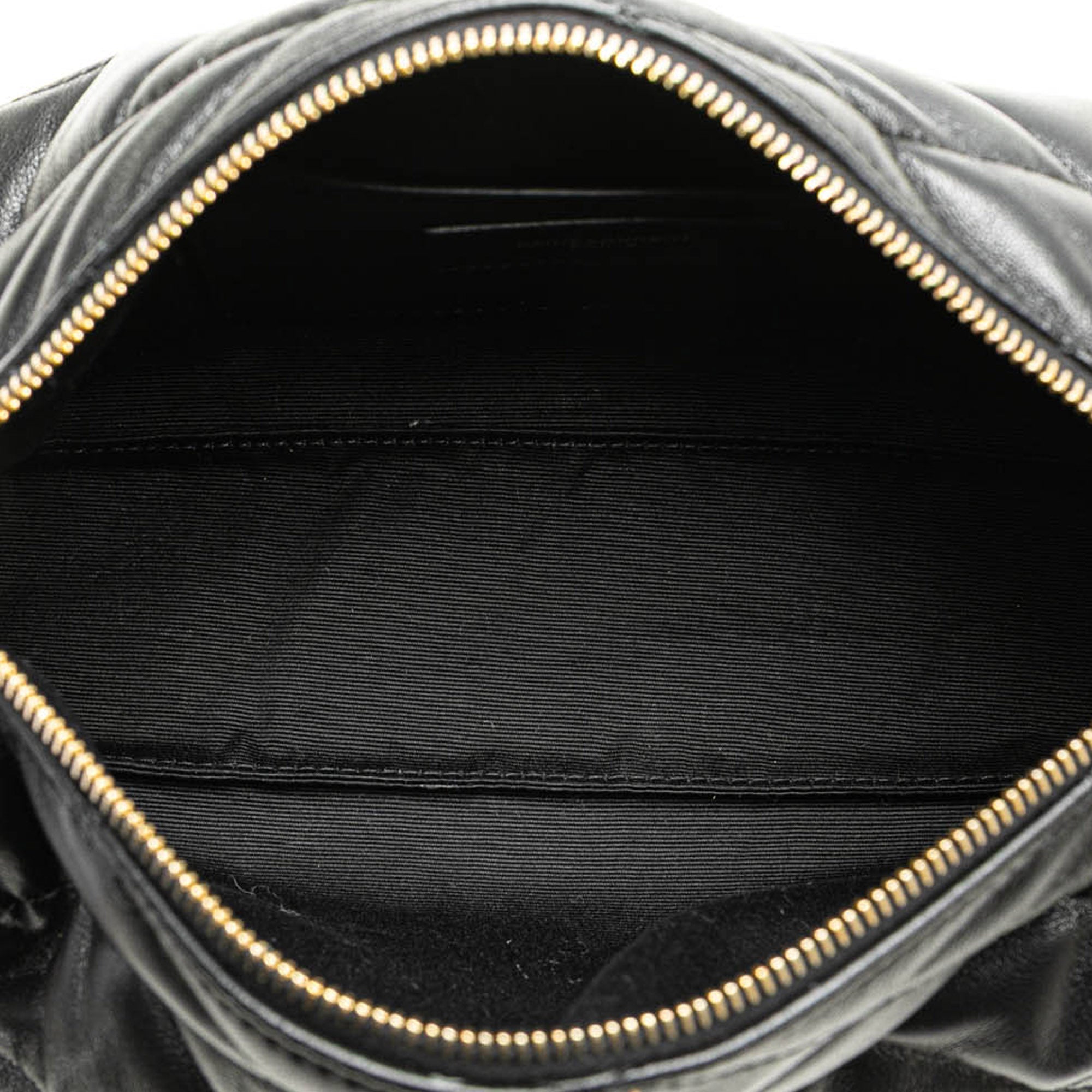 Small Quilted Lambskin Sade Tube Bag