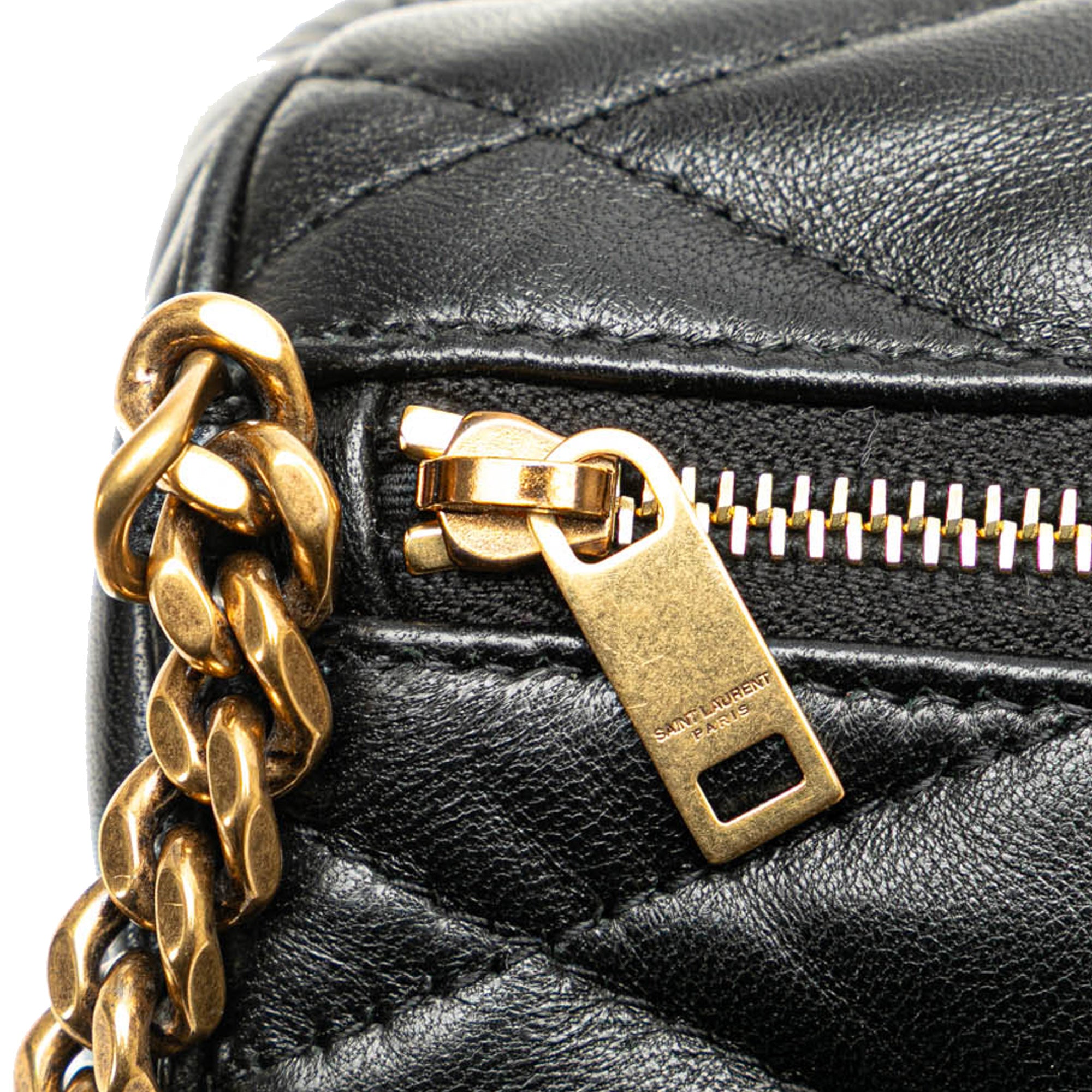 Small Quilted Lambskin Sade Tube Bag