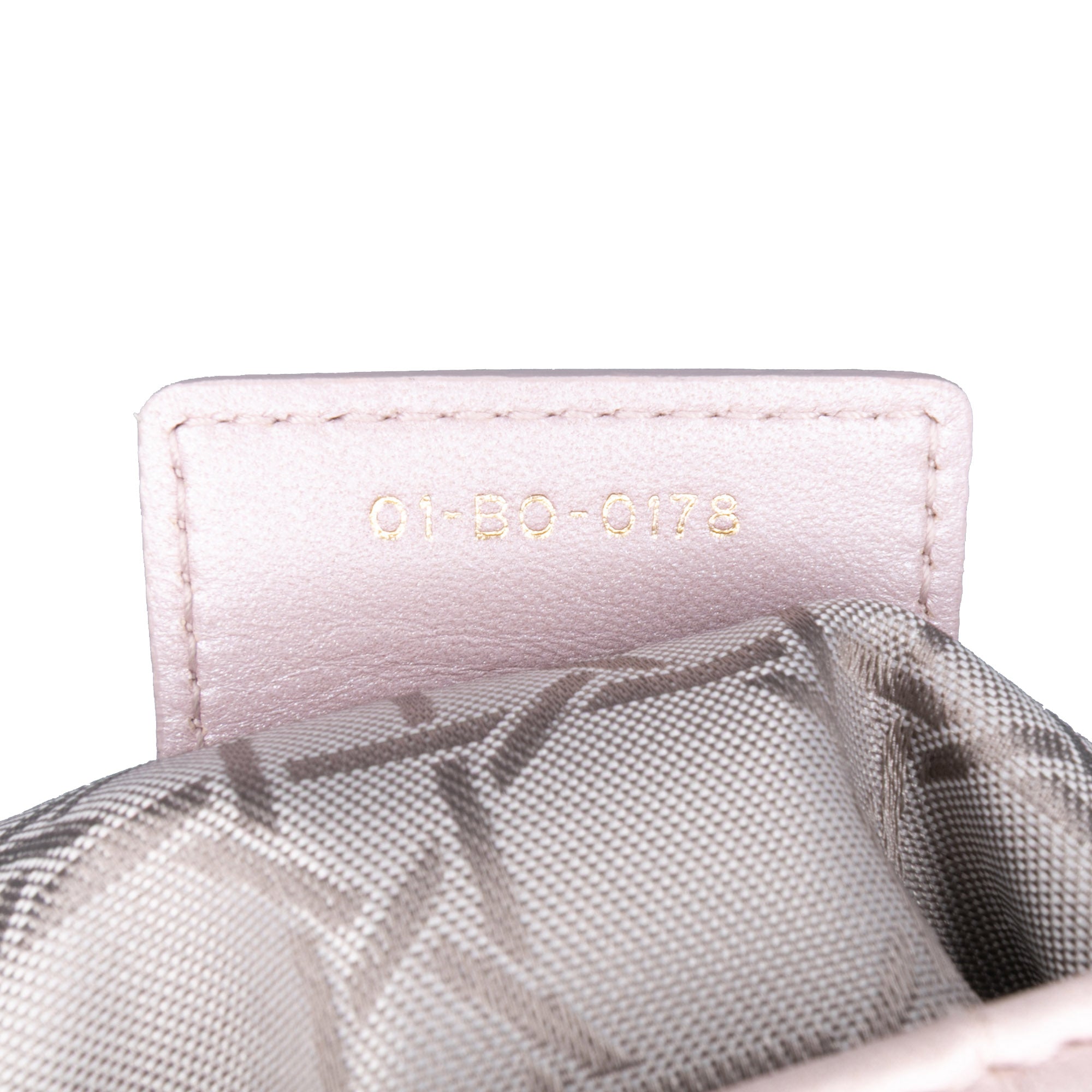 Medium Pearlescent Lambskin Cannage Lady Dior