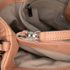 Large Quilted Iridescent Calfskin Sea Hit Tote