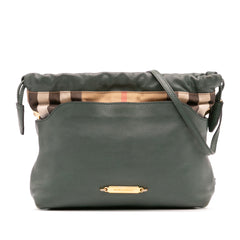 House Check Canvas and Calfskin Little Crush Crossbody