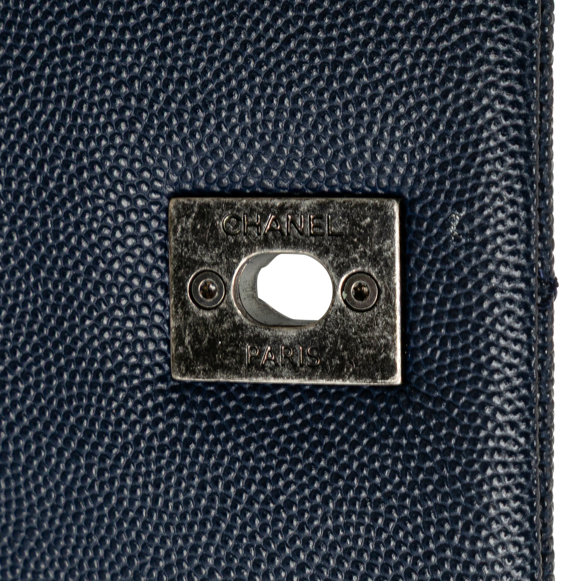 Large Caviar Coco Top Handle Bag