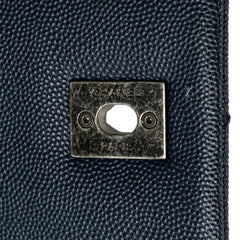 Large Caviar Coco Top Handle Bag