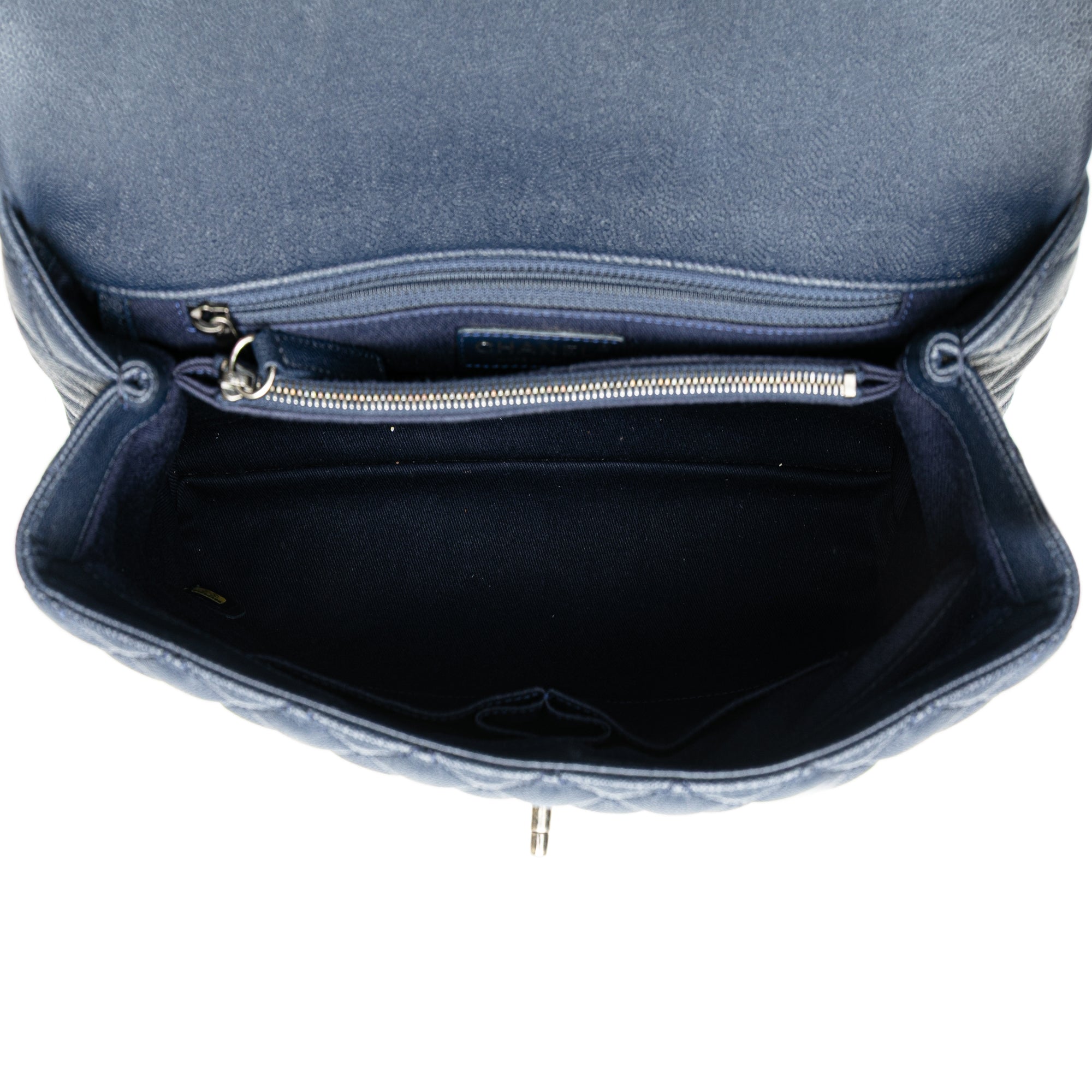 Large Caviar Coco Top Handle Bag