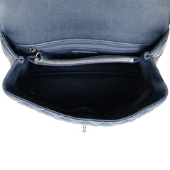 Large Caviar Coco Top Handle Bag