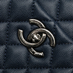 Large Caviar Coco Top Handle Bag