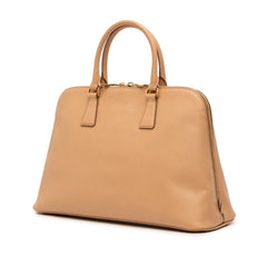 Large Saffiano Lux Promenade Satchel