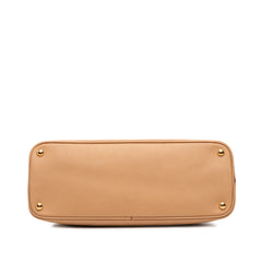 Large Saffiano Lux Promenade Satchel