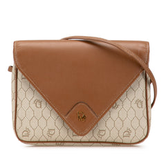 Honeycomb Coated Canvas Crossbody