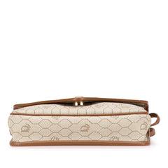 Honeycomb Coated Canvas Crossbody