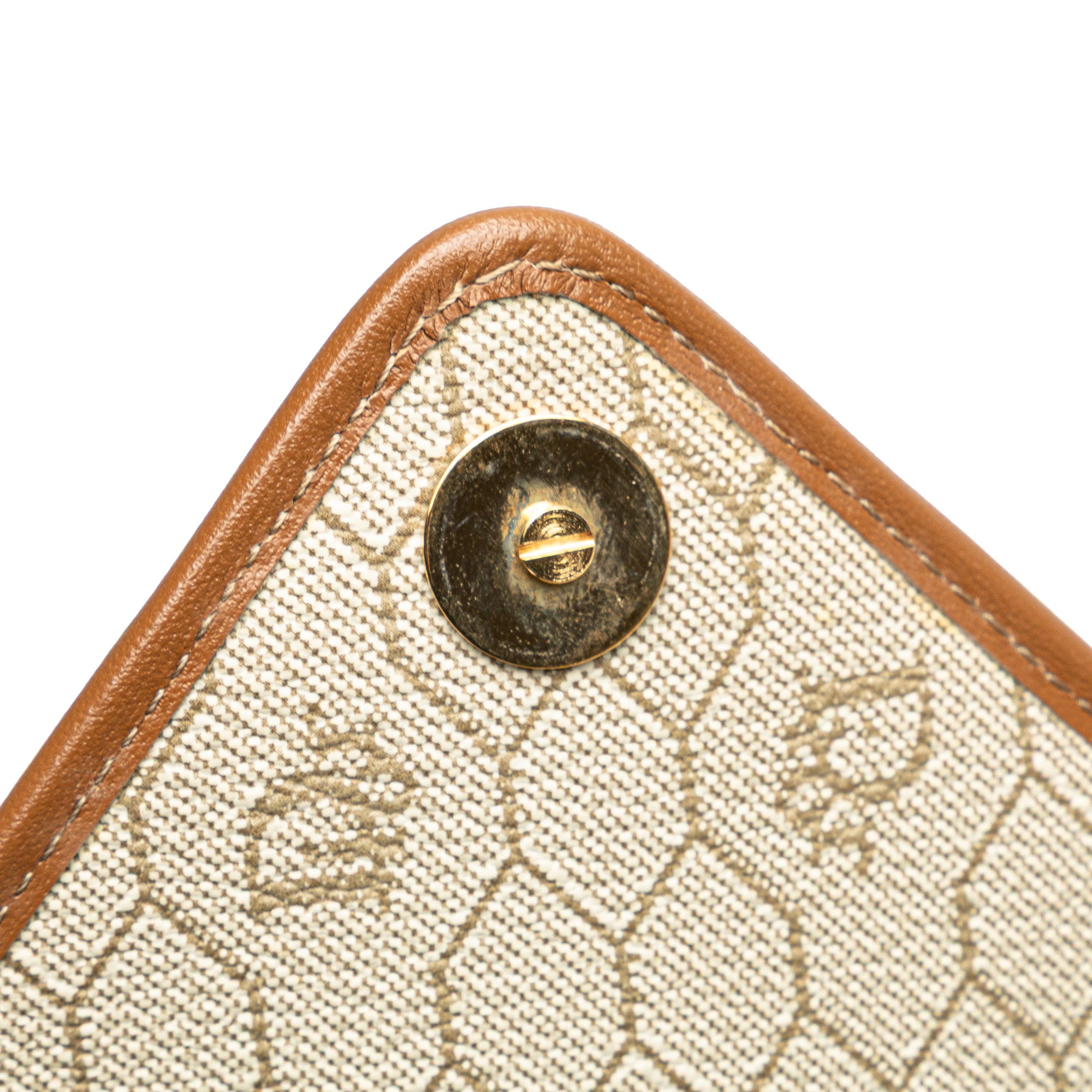 Honeycomb Coated Canvas Crossbody