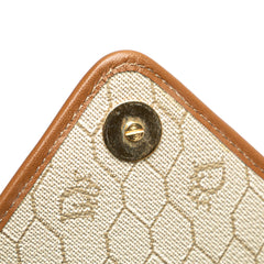 Honeycomb Coated Canvas Crossbody