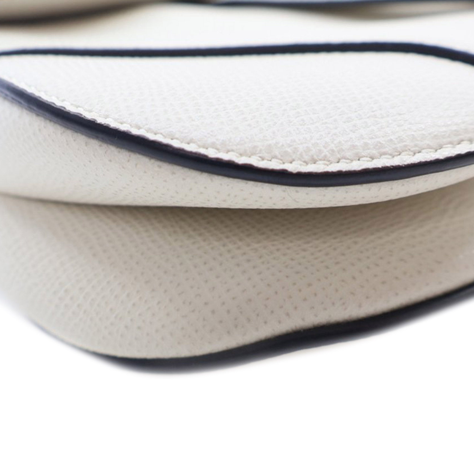 Mini Grained Calfskin Saddle Bag