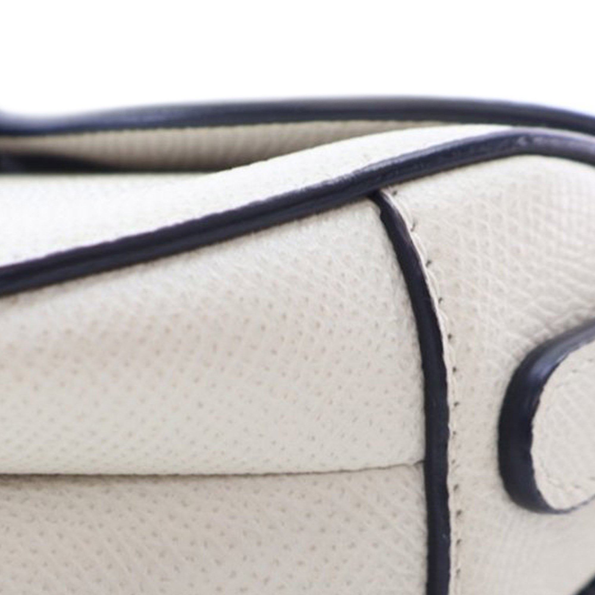 Mini Grained Calfskin Saddle Bag