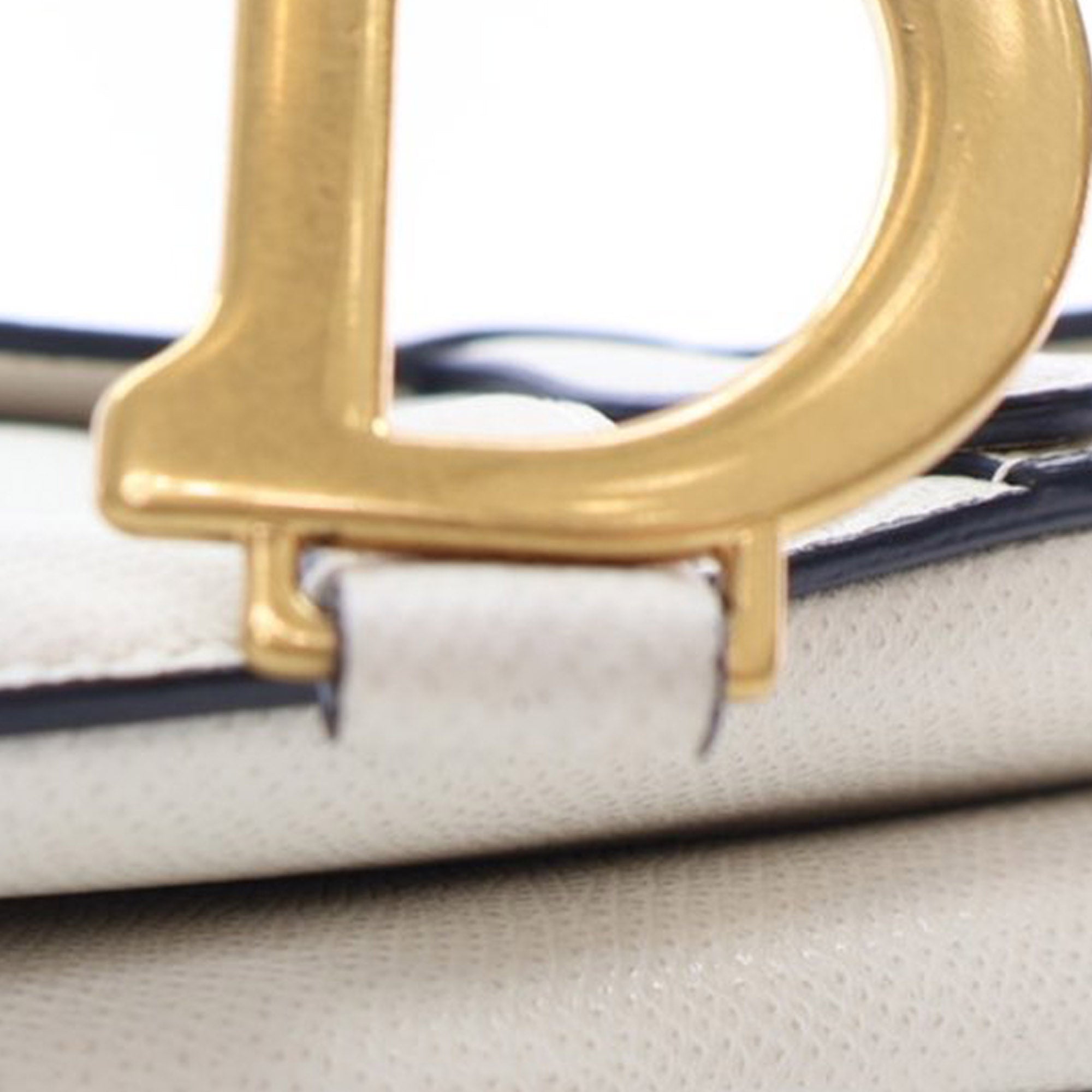 Mini Grained Calfskin Saddle Bag