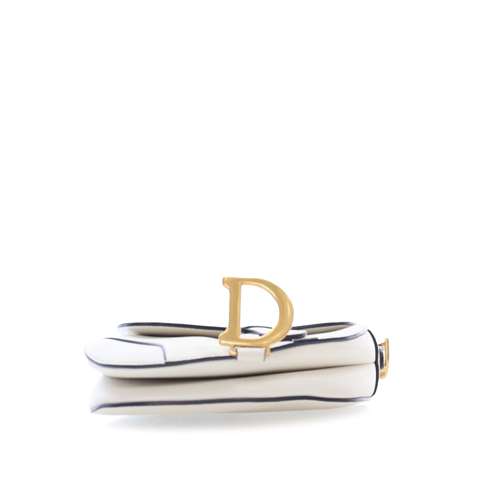 Mini Grained Calfskin Saddle Bag