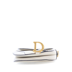 Mini Grained Calfskin Saddle Bag