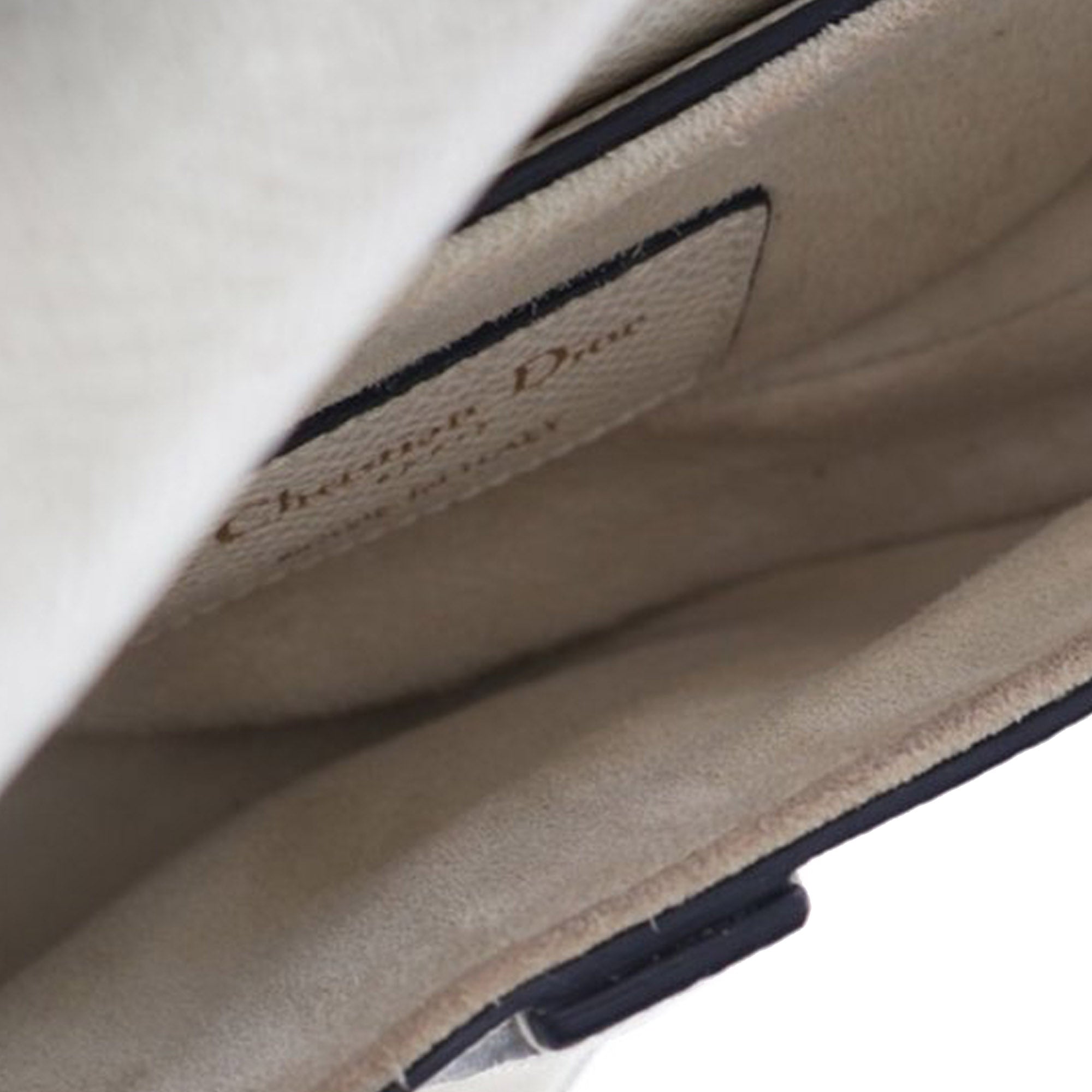 Mini Grained Calfskin Saddle Bag