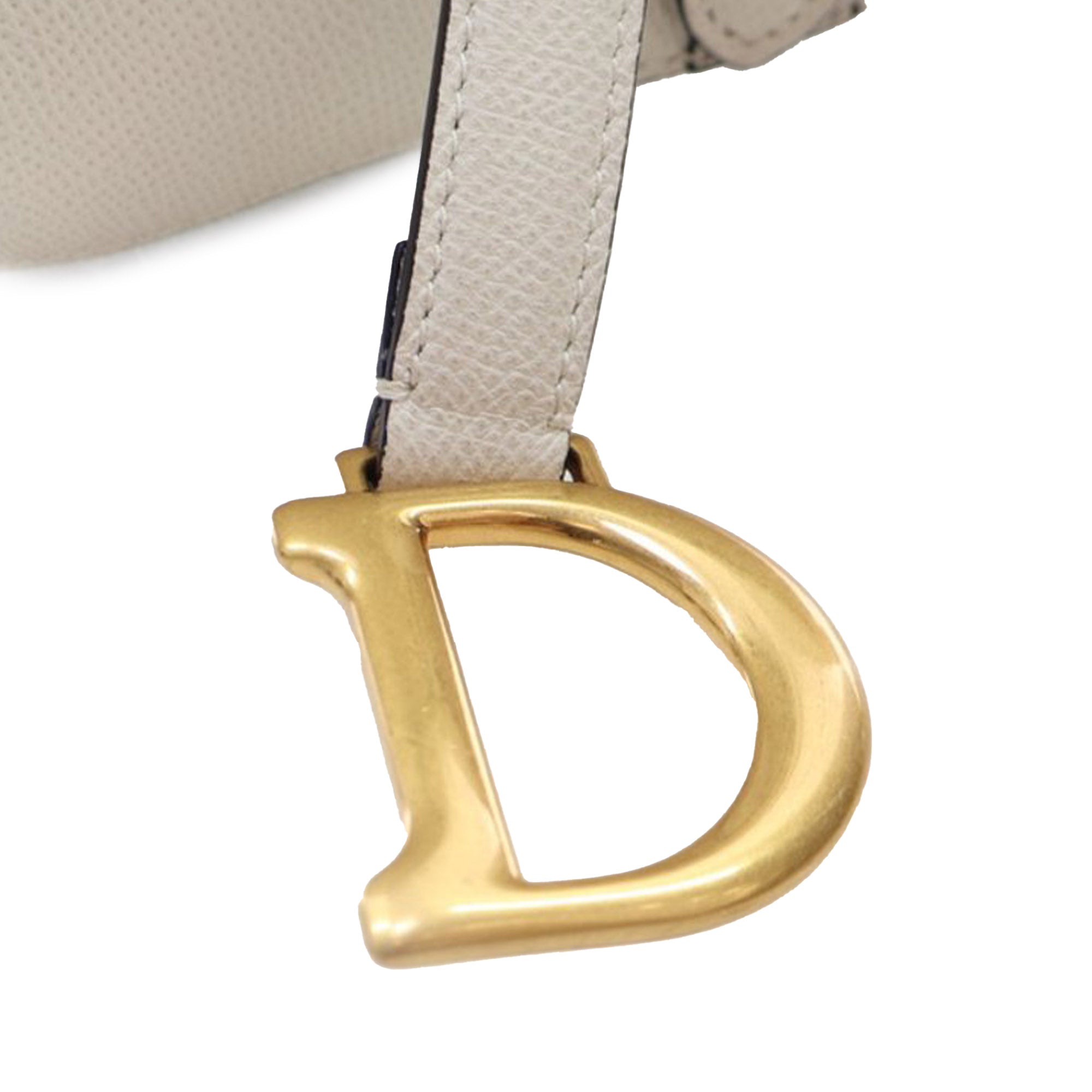 Mini Grained Calfskin Saddle Bag