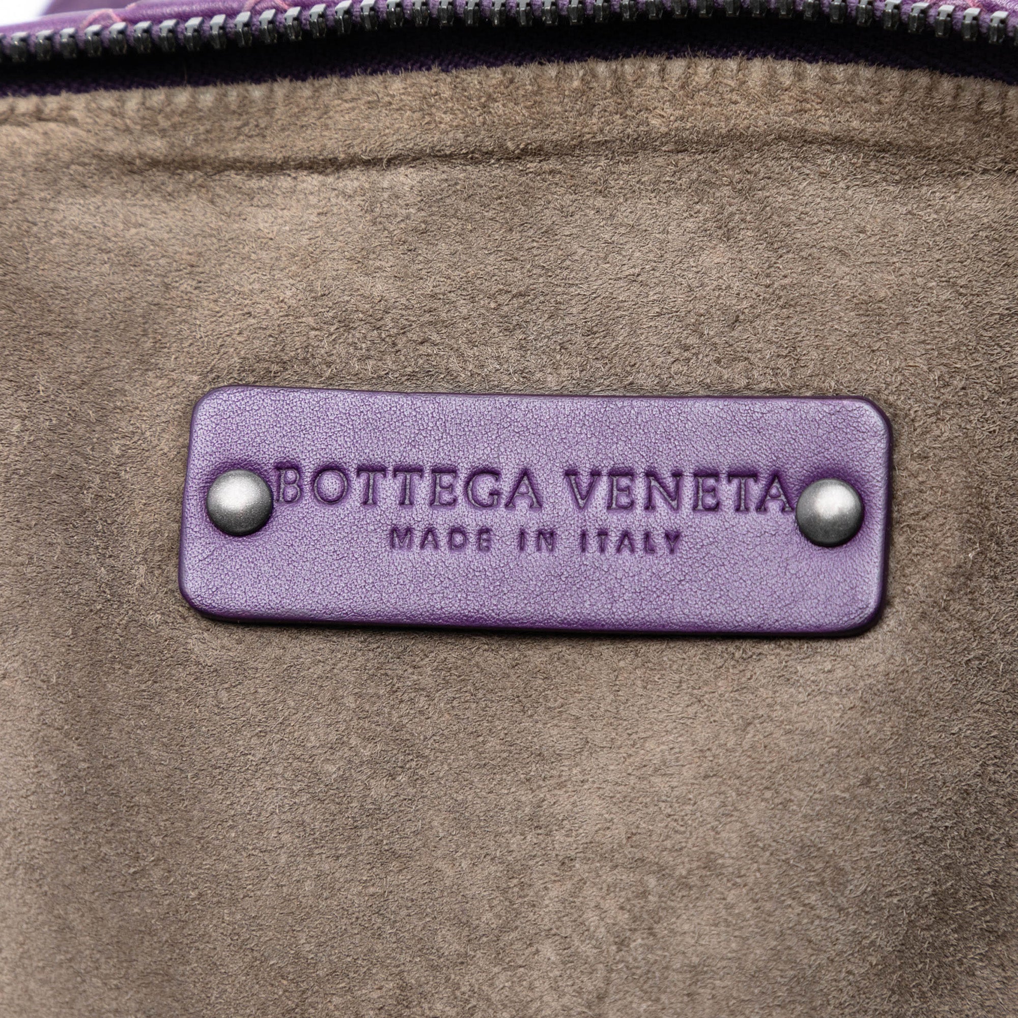 Large Nappa Intrecciato Leggero Satchel