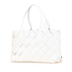 Small Lambskin Intrecciato Cabat Tote