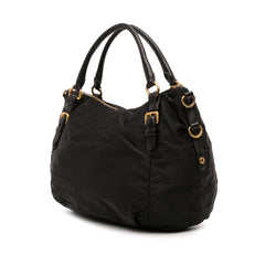 Tessuto Canapa Logo Satchel