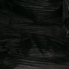 Tessuto Canapa Logo Satchel