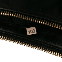 Tessuto Canapa Logo Satchel