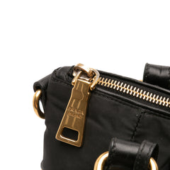 Tessuto Canapa Logo Satchel