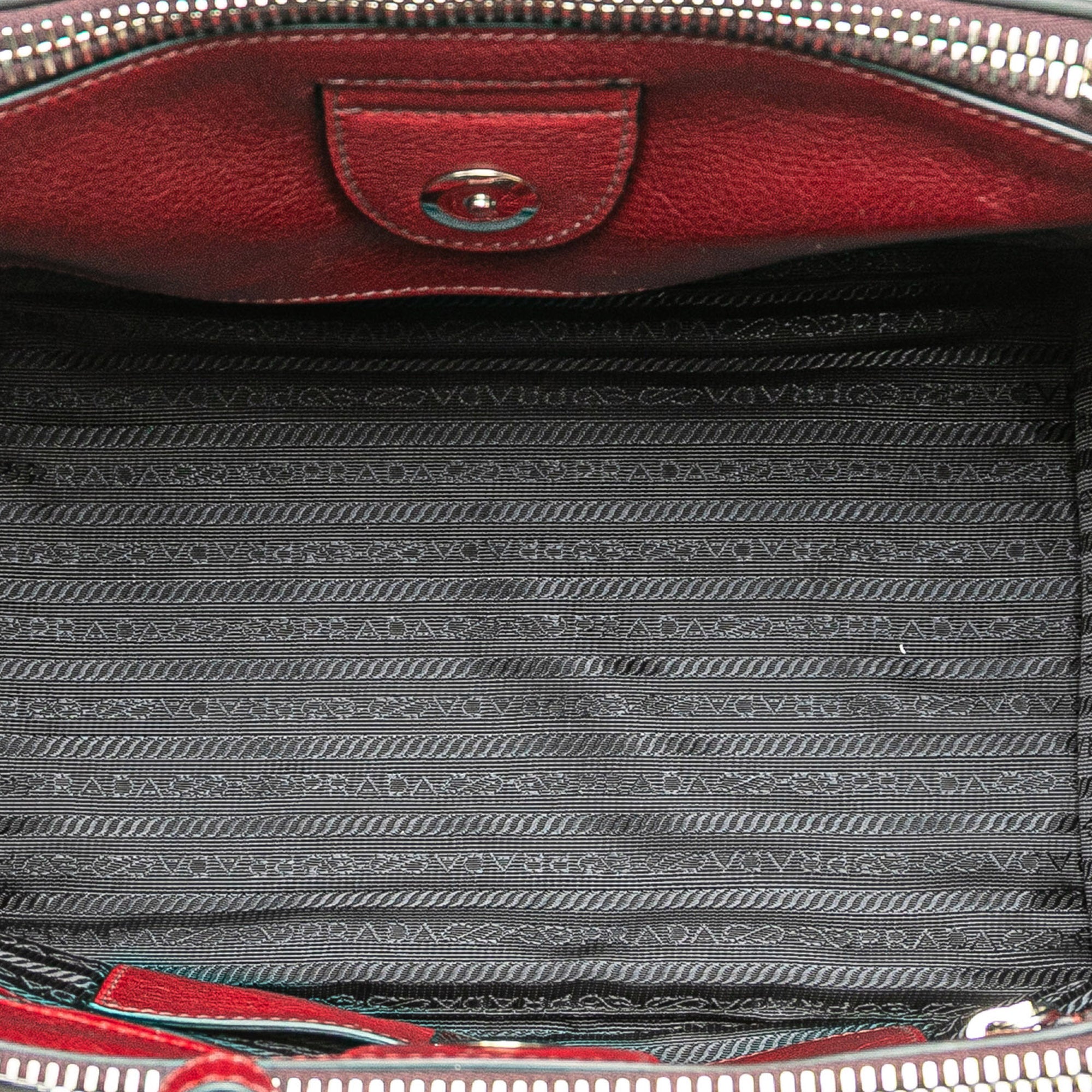 Glace Calf Twin Pocket Satchel