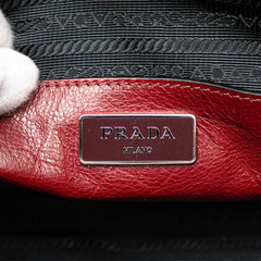 Glace Calf Twin Pocket Satchel